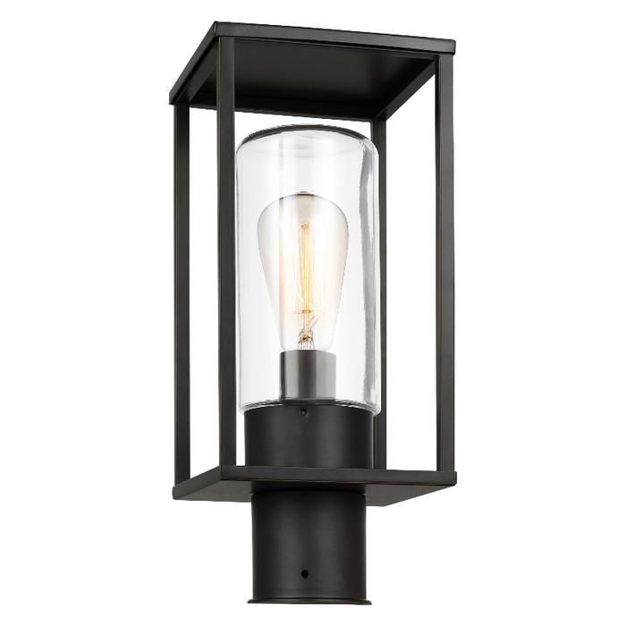 Sea Gull 8231101 Vado 1-lt 15" Tall Outdoor Post Lantern