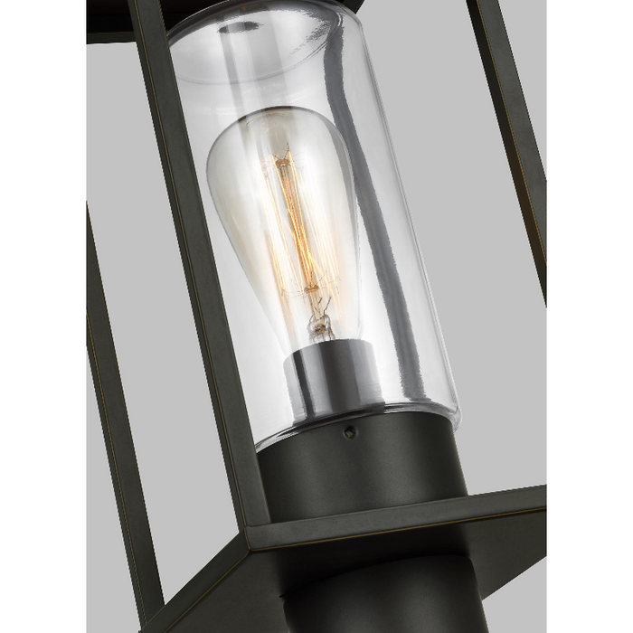 Sea Gull 8231101EN7 Vado 1-lt 15" Tall LED Outdoor Post Lantern