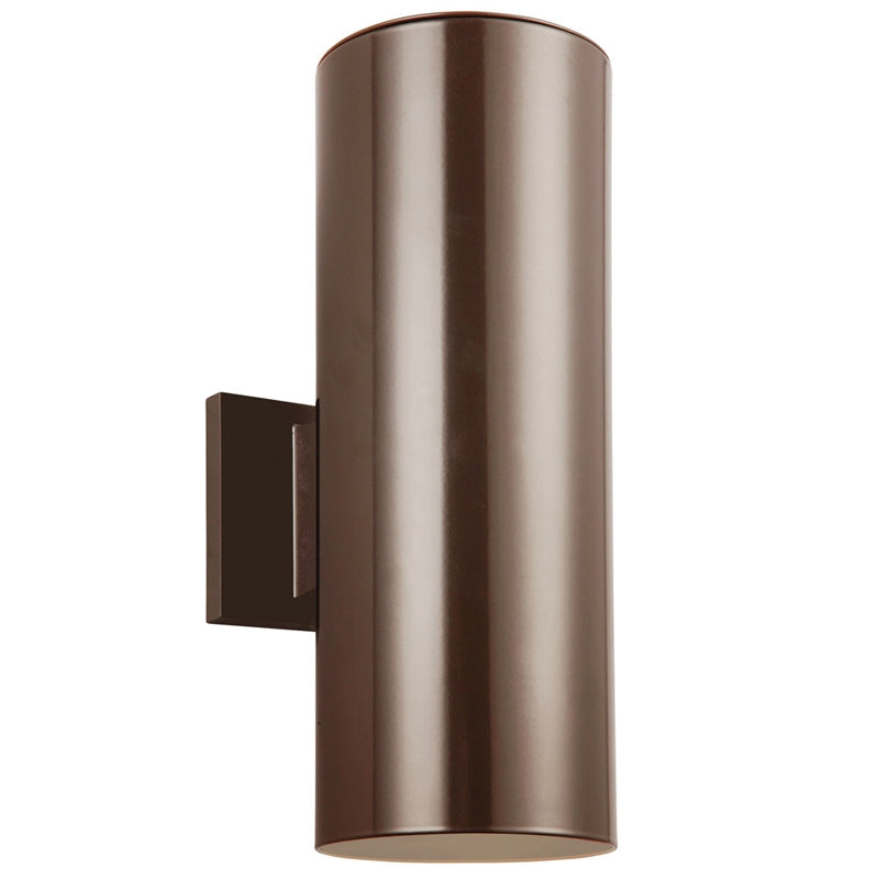 Visual Comfort 8313802EN3 Outdoor Cylinders 2-lt 5" LED Outdoor Wall Lantern