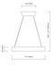 Elan 83260 Fornello 18" Wide LED Pendant