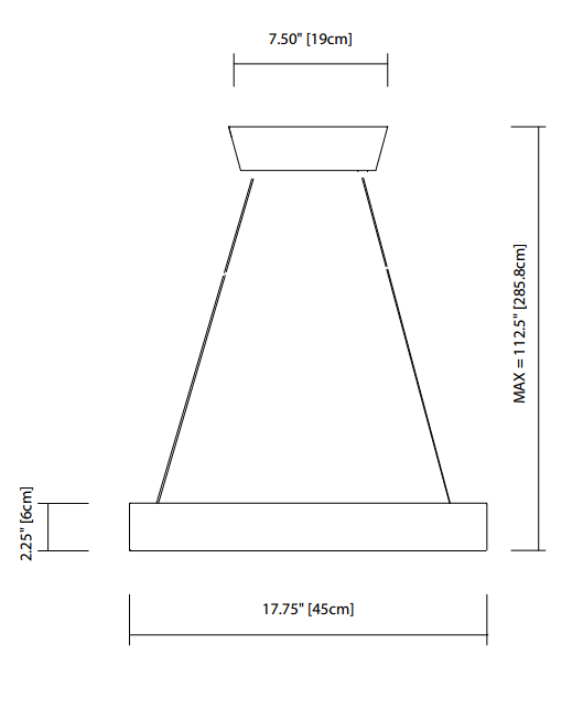 Elan 83260 Fornello 18" Wide LED Pendant
