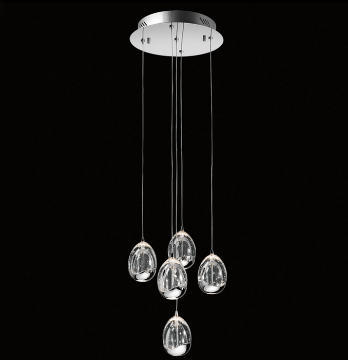 Elan 83380 Lavinia 5-lt LED Mini Pendant