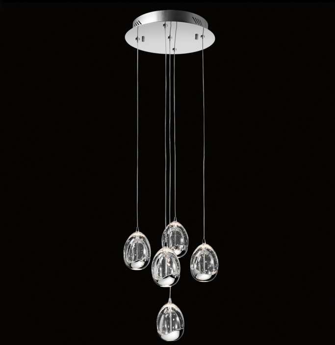 Elan 83380 Lavinia 5-lt LED Mini Pendant