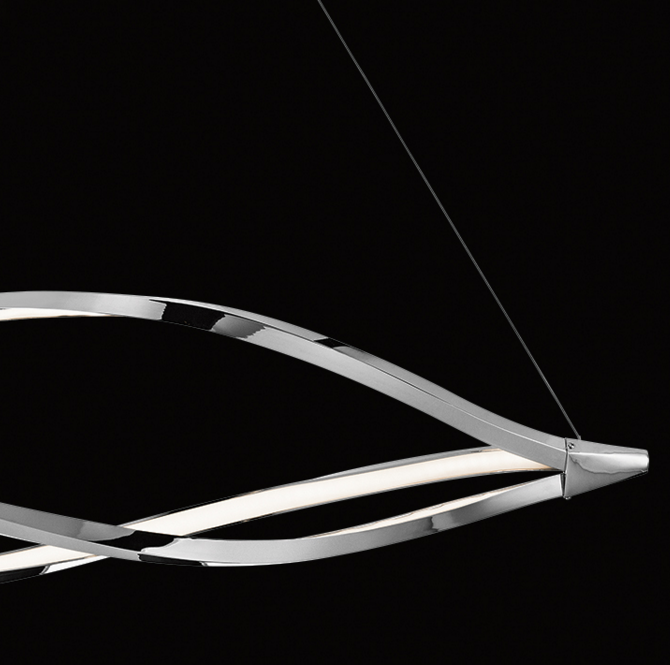 Elan 83385 Meridian 14" Wide LED Linear Pendant