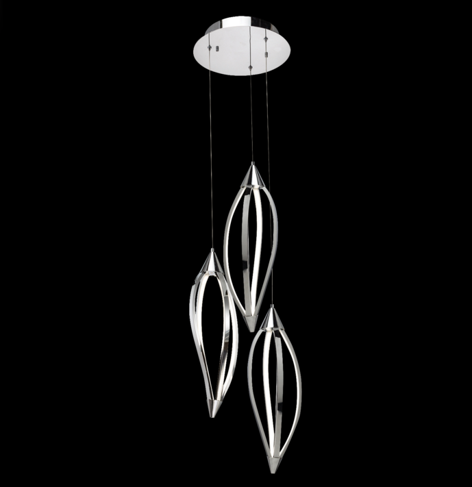 Elan 83388 Meridian 3-lt LED Pendant