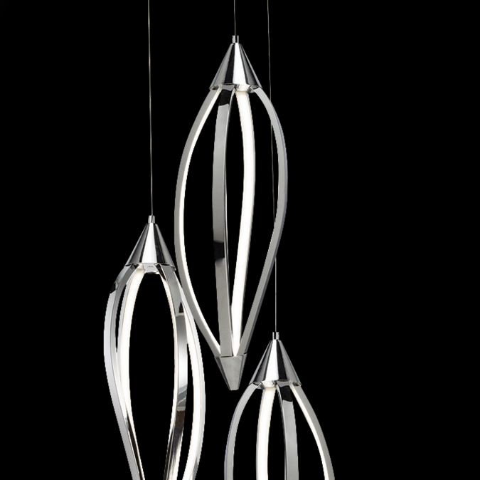 Elan 83388 Meridian 3-lt LED Pendant