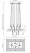 Elan 83450 Maze 7-lt LED Chandelier