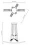 Elan 83496 Crushed Ice 3-lt LED Pendant