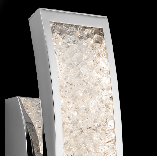 Elan 83506 Crushed Ice 1-lt LED Wall Sconce