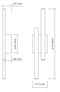 Elan 83703 Idril LED Wall Sconce