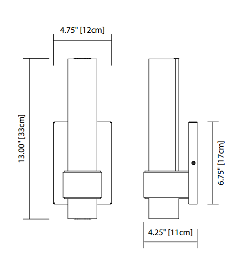 Elan 83747 Izza LED Wall Sconce