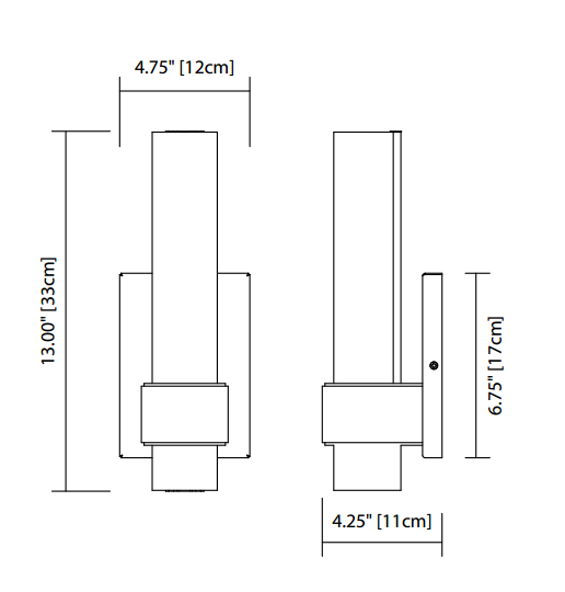 Elan 83746 Izza LED Wall Sconce