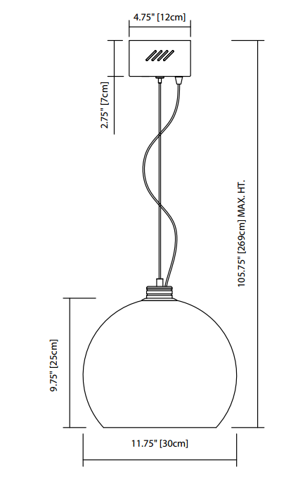 Elan 83791 Rendo 12" Wide LED Pendant