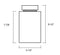 Nora NYLM-5 iLENE 5" LED Cylinder - Surface, 120/277V
