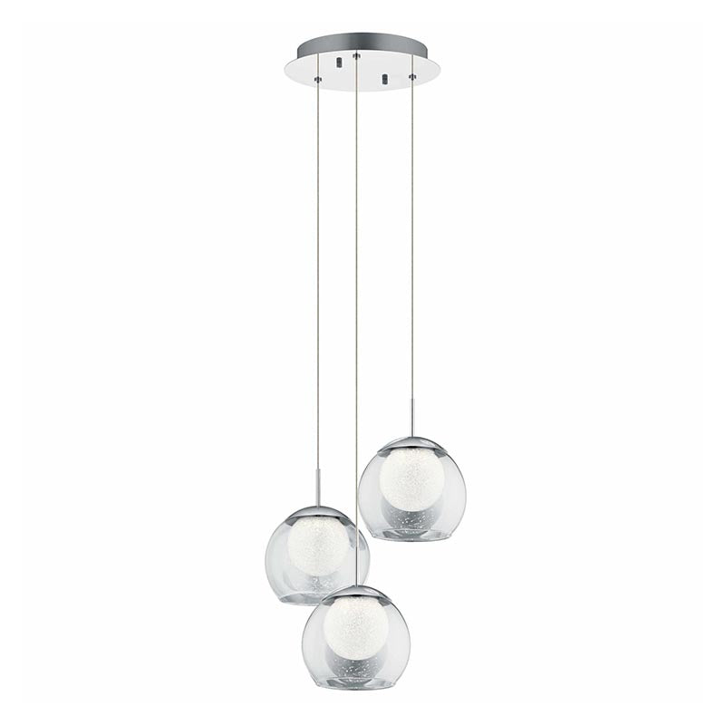 Elan 84011 Lexi 3-lt LED Spiral Pendant