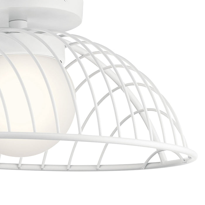 Elan 84096 Clevo 1-lt 18" LED Semi Flush