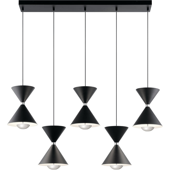 Elan 84113 Kordan 5-lt 42" LED Linear Pendant