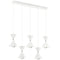 Elan 84113 Kordan 5-lt 42" LED Linear Pendant-Matte White Finish
