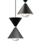 Elan 84114 Kordan 3-lt 17" LED Pendant