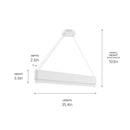 Elan 84316 Walman 1-lt 35" LED Pendant
