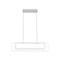 Elan 84322 Jestin 3-lt 38" LED Pendant