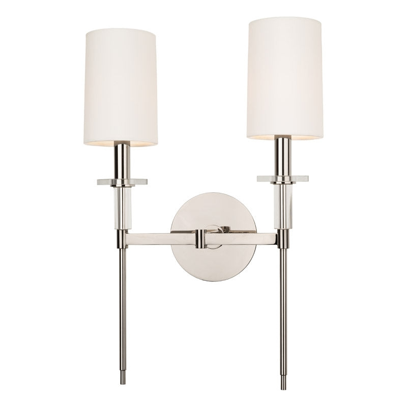 Hudson Valley 8512 Amherst 2-lt Wall Sconce