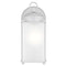 8593001 New Castle 1-lt 4.5" Outdoor Wall Lantern, Satin Etched Glass