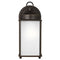 8593001 New Castle 1-lt 4.5" Outdoor Wall Lantern, Satin Etched Glass