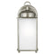 8593001 New Castle 1-lt 4.5" Outdoor Wall Lantern, Satin Etched Glass