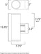 Maxim 86102 Lightray 2-lt 5" LED Outdoor Wall Sconce