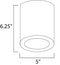 Maxim 86104 Lightray 1-lt 5" LED Outdoor Flush Mount