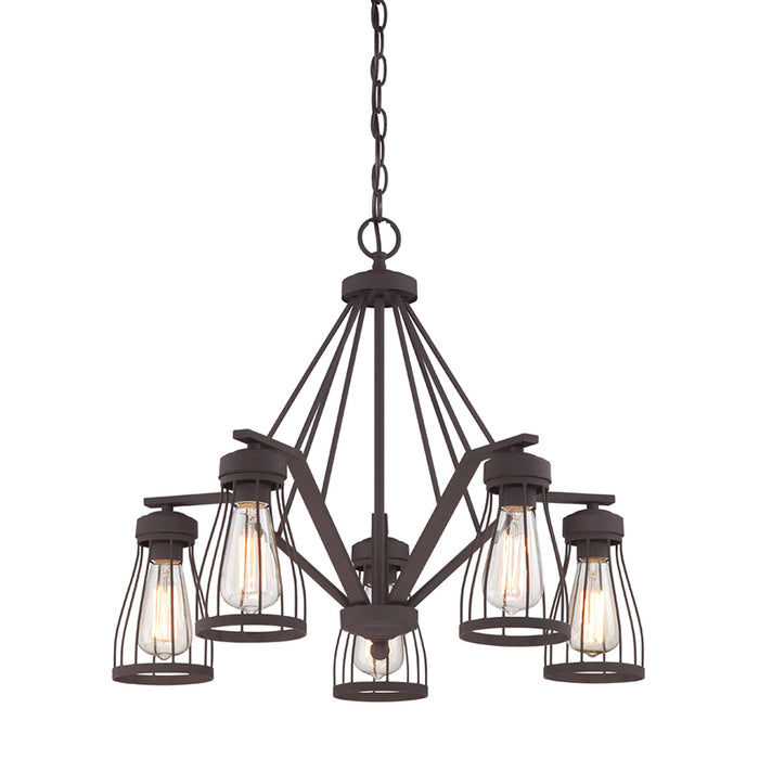 Designers Fountain 86885 Brooklyn 5-lt 25" Chandelier