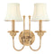 Hudson Valley 8712 Yorktown 2-lt Wall Sconce