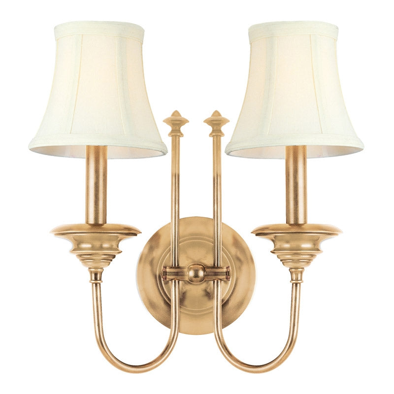 Hudson Valley 8712 Yorktown 2-lt Wall Sconce