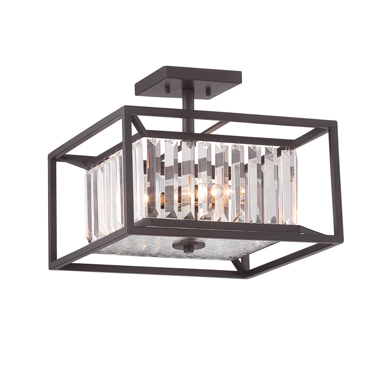 Designers Fountain 87411 Linares 3-lt 14" Semi Flush
