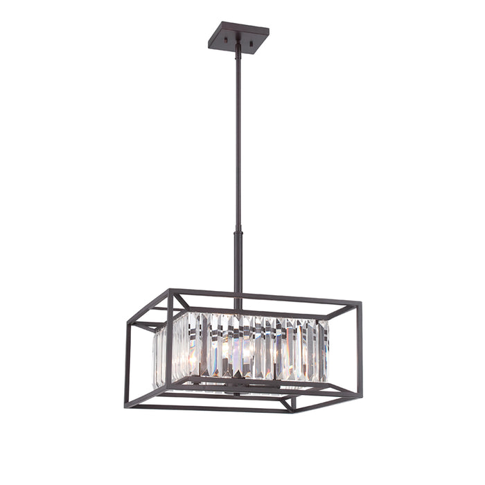 Designers Fountain 87431 Linares 4-lt 19" Pendant