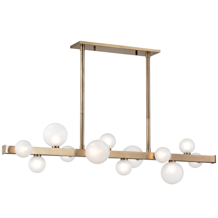 Hudson Valley 8744 Mini Hinsdale 12-lt 46" LED Linear Chandelier