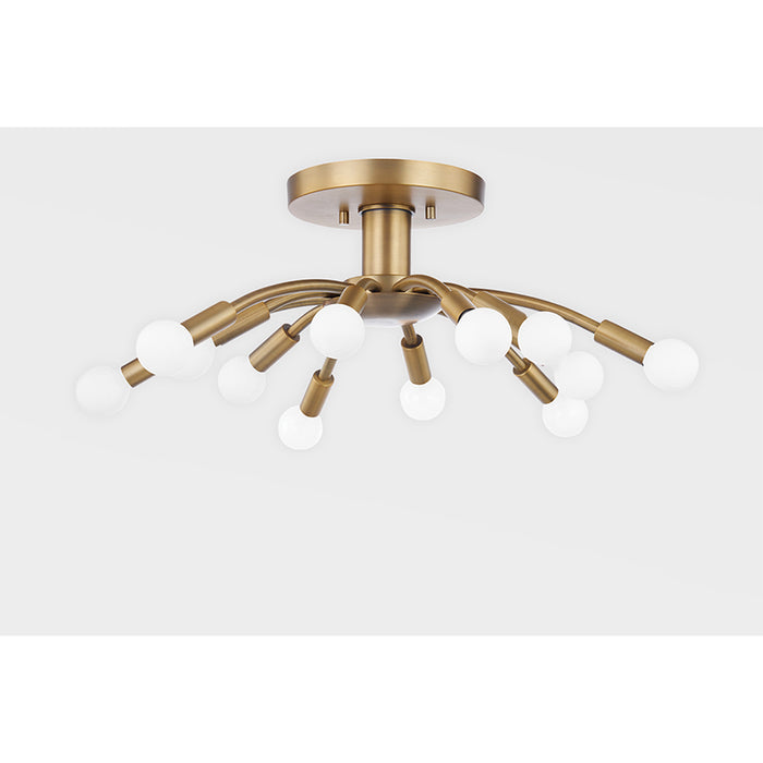 Troy C2812 Tristan 12-lt 25" Semi Flush