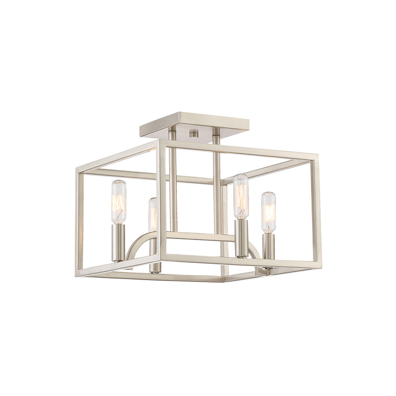 Designers Fountain 88411 Uptown 4-lt 12" Semi Flush