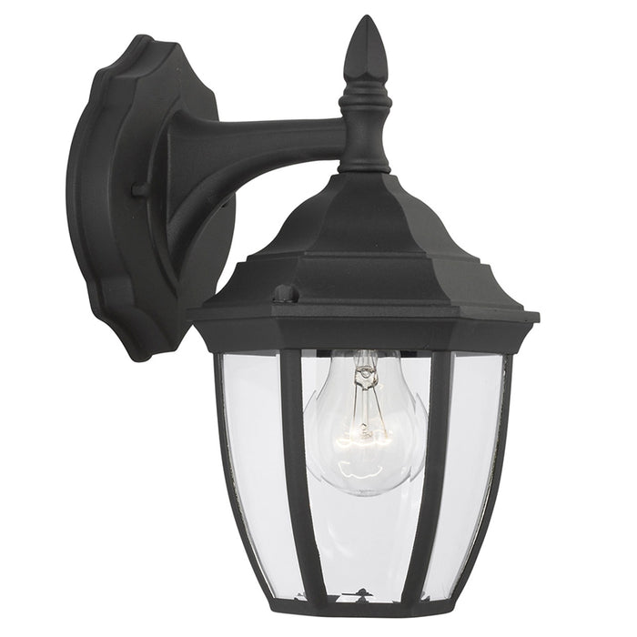 88936 Bakersville 1-lt 6.5" Outdoor Wall Lantern, Clear Beveled Glass