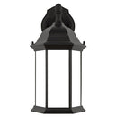 8938751 Sevier 1-lt 8" Downlight Outdoor Wall Lantern, Satin Etched Glass