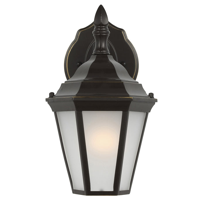 89937 Bakersville 1-lt 6.5" Outdoor Wall Lantern, Satin Etched Glass