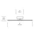 Pablo Designs Circa 16" LED Flushmount