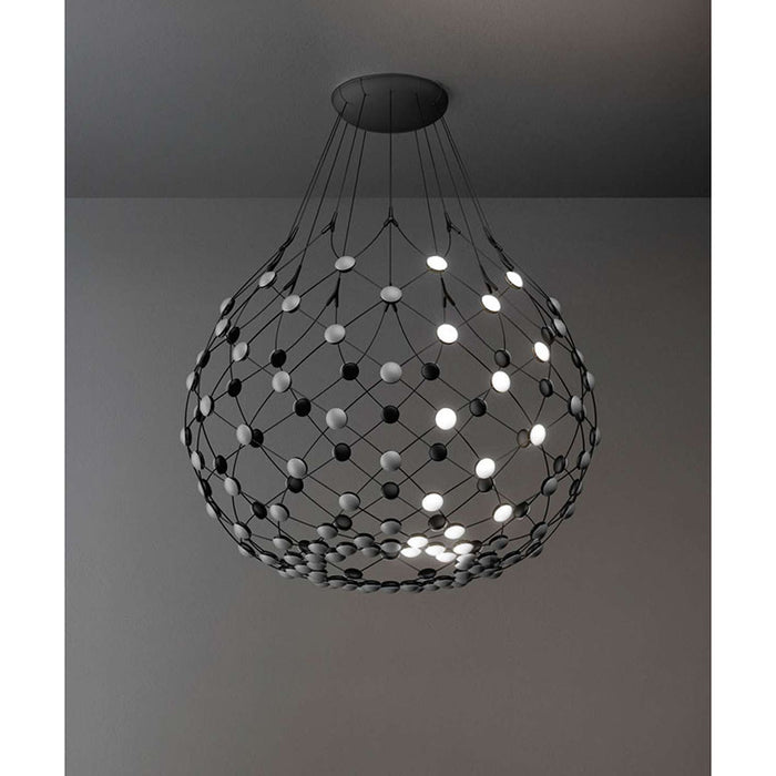 Luceplan D86KT100 Mesh 39" LED Pendant