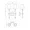 Savoy House 9-9004-2 Lorainne 2-lt 18" Tall Wall Sconce
