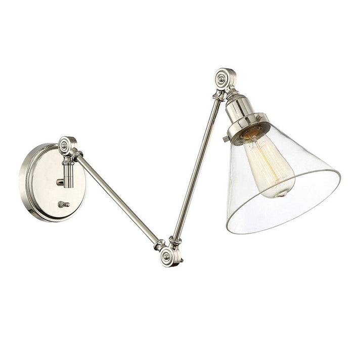 Savoy House 9-9131CP-1 Drake 1-lt 18" Tall Adjustable Sconce