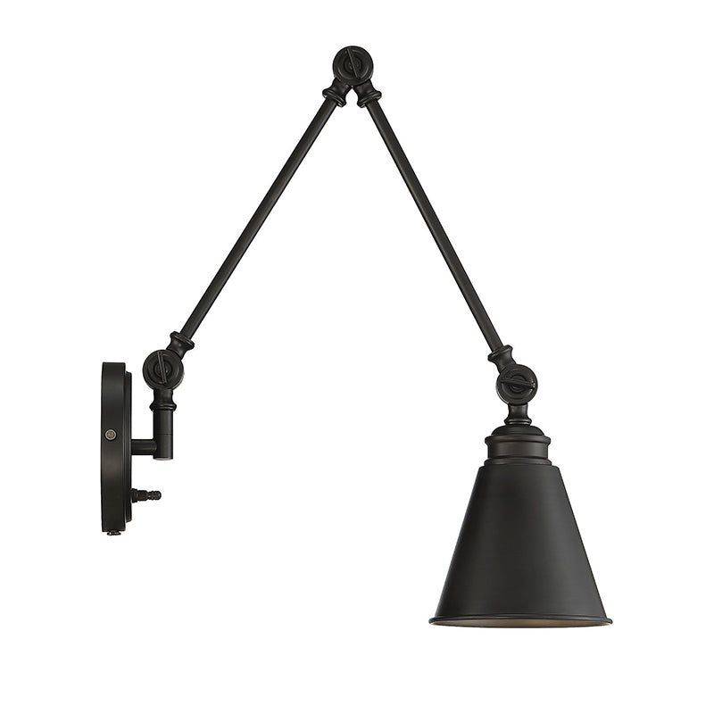 Savoy House 9-961CP-1 Morland 1-lt 16" Tall Adjustable Wall Sconce with Plug