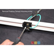 Nora NTL-151 Line Voltage R30 Flat Back Cylinder Track Kit