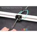 Nora NTL-151 Line Voltage R30 Flat Back Cylinder Track Kit