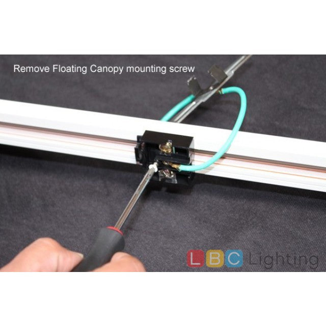Nora NTL-151 Line Voltage R30 Flat Back Cylinder Track Kit